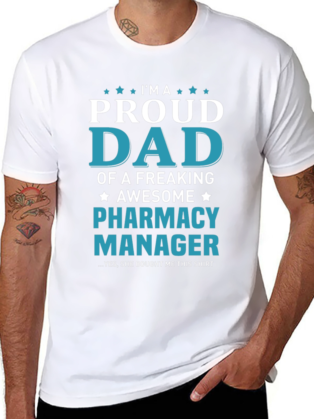 Proud Dad of a Pharmacy Manager T-Shirt