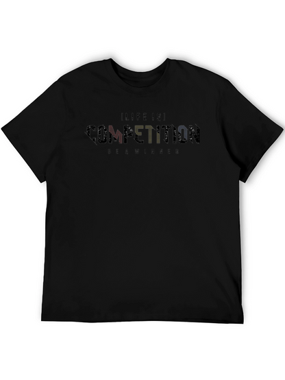 Life is Competition Black Graphic T-Shirt