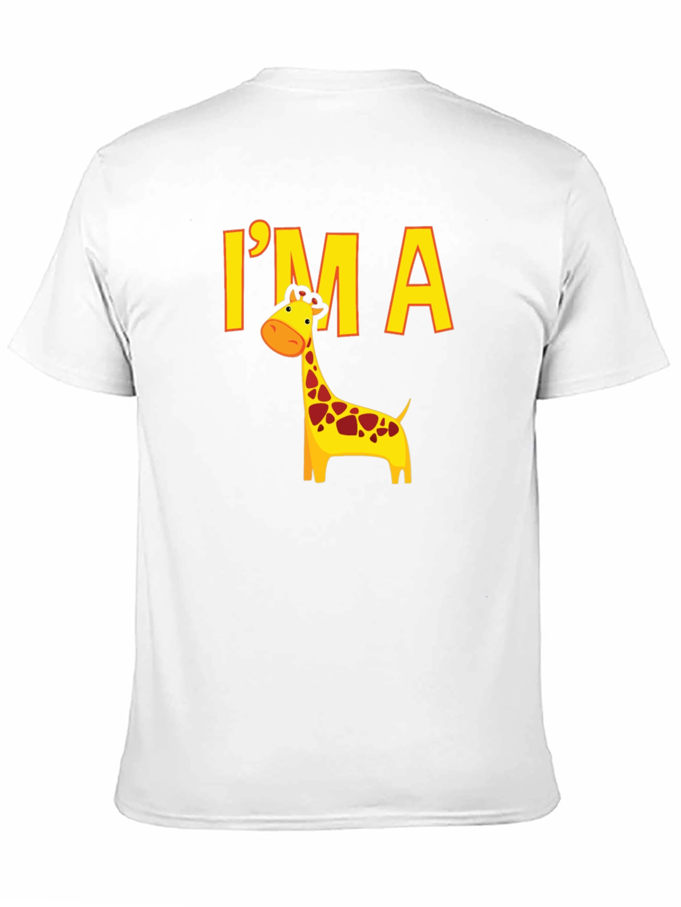 Im a Giraffe Black T-Shirt