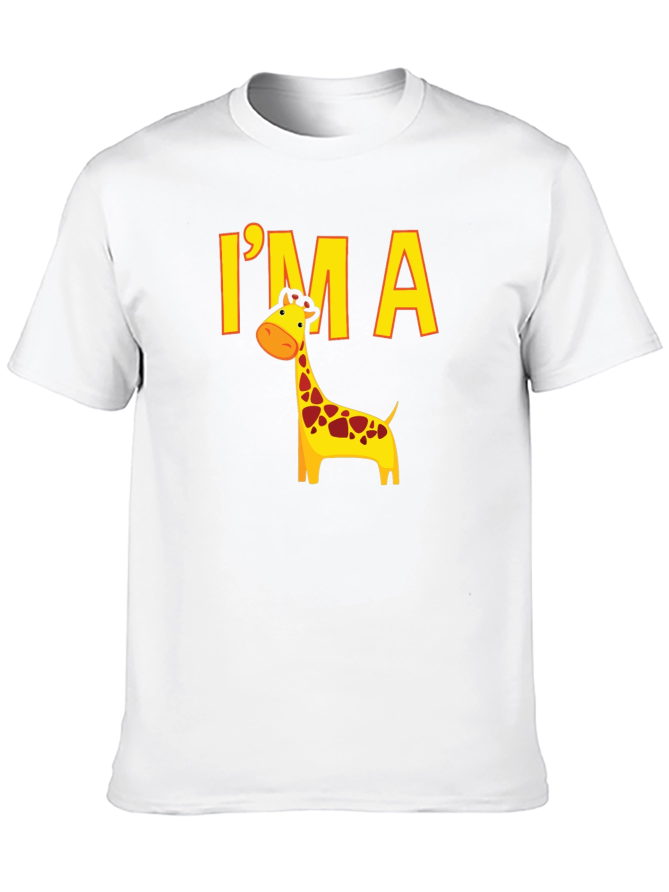Im a Giraffe Black T-Shirt
