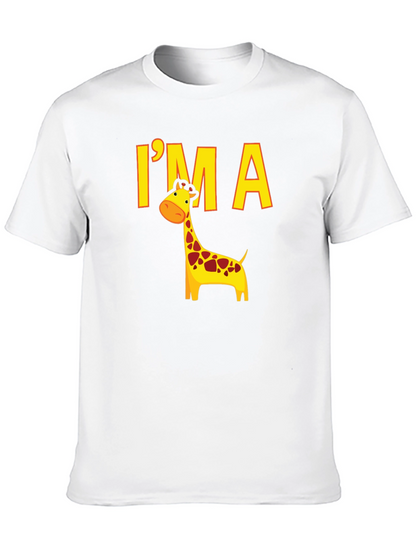 Im a Giraffe Black T-Shirt