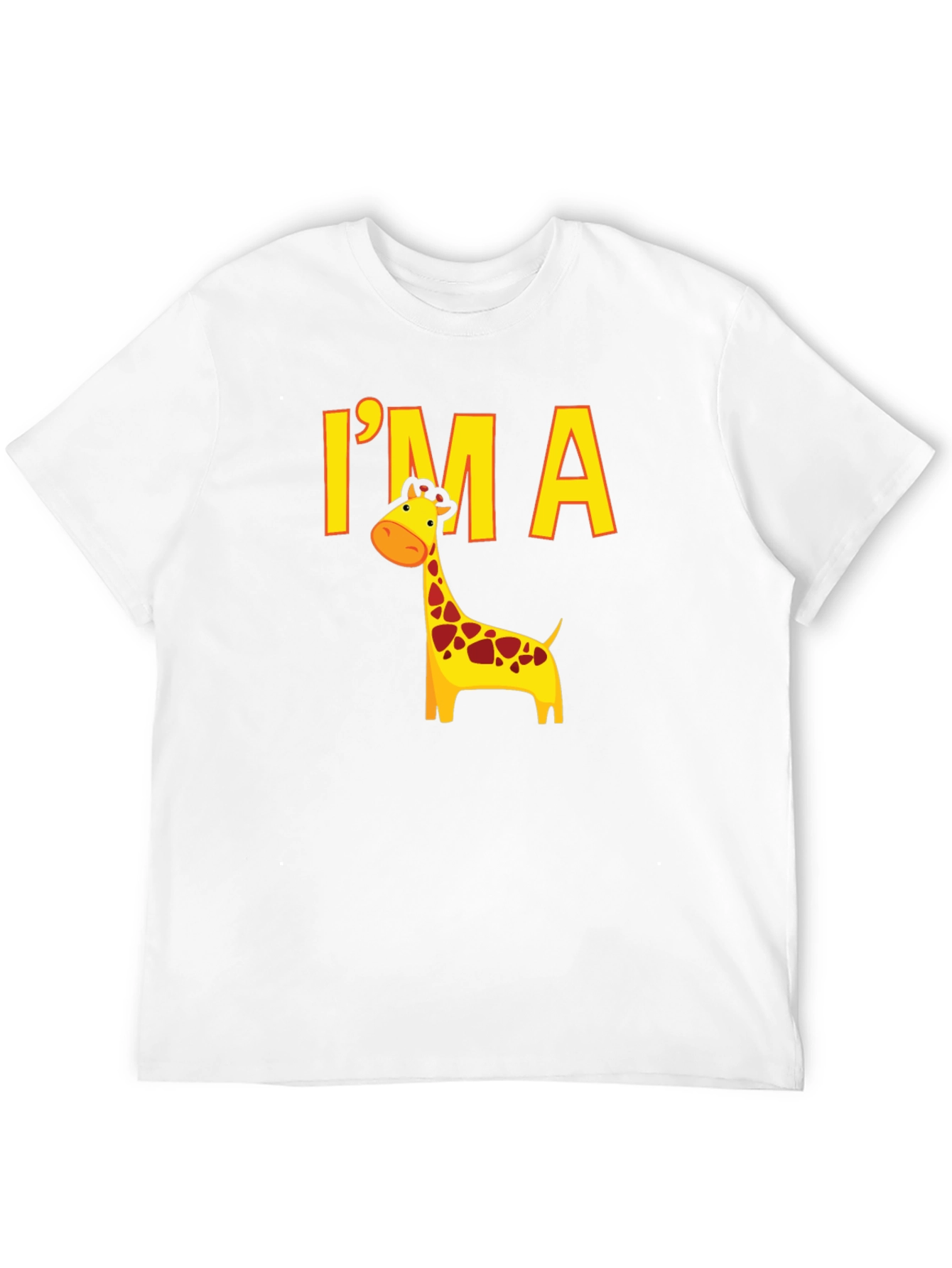Im a Giraffe Black T-Shirt