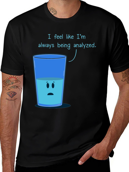 Analyzed Glass T-Shirt - Funny Graphic Tee