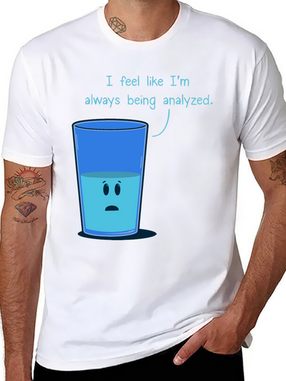 Analyzed Glass T-Shirt - Funny Graphic Tee