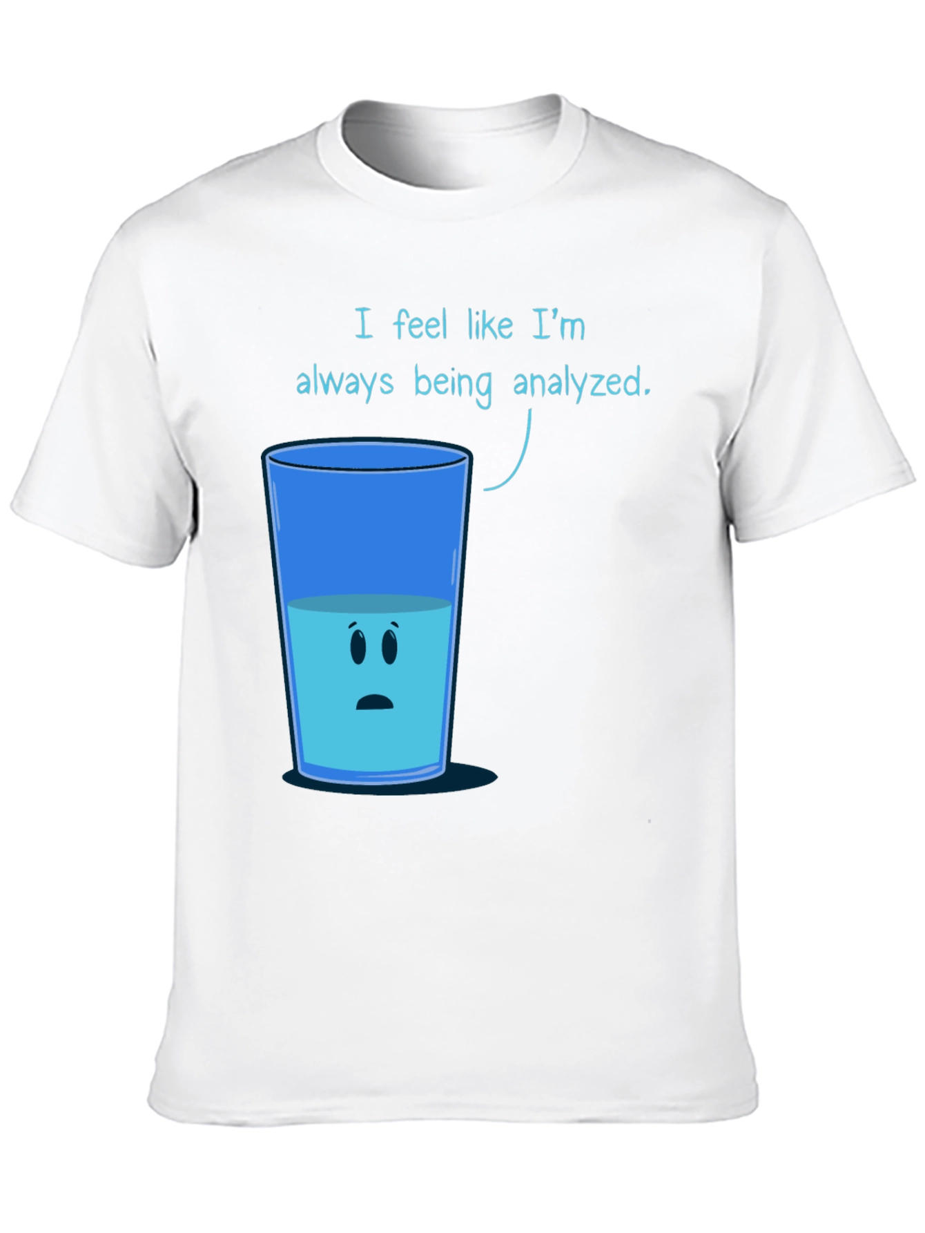 Analyzed Glass T-Shirt - Funny Graphic Tee