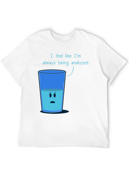 Analyzed Glass T-Shirt - Funny Graphic Tee