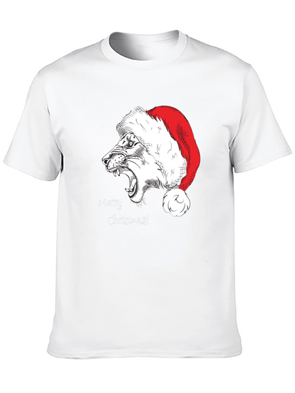 Merry Christmas Lion T-Shirt