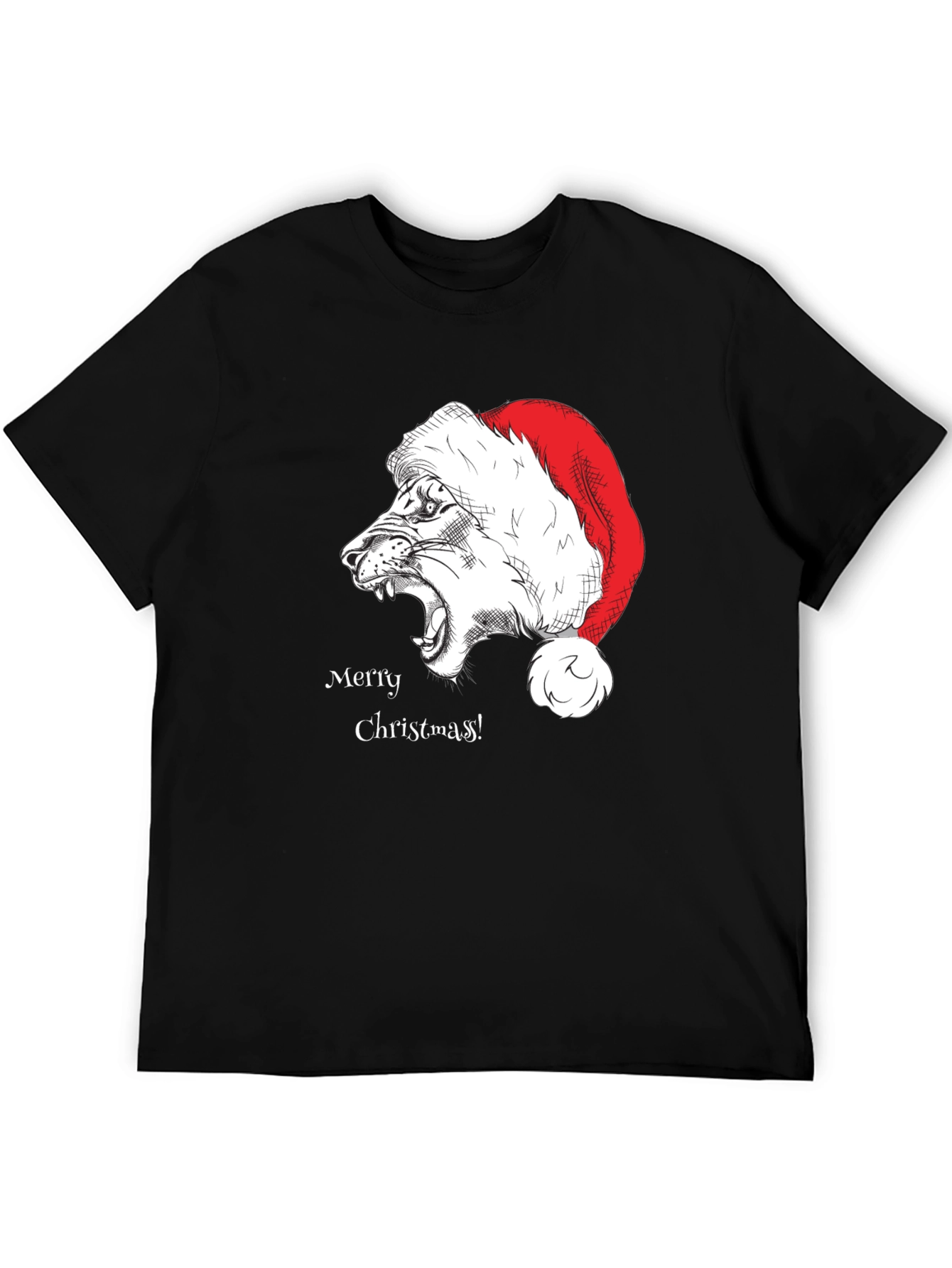Merry Christmas Lion T-Shirt