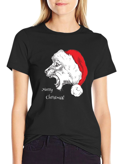 Merry Christmas Lion T-Shirt