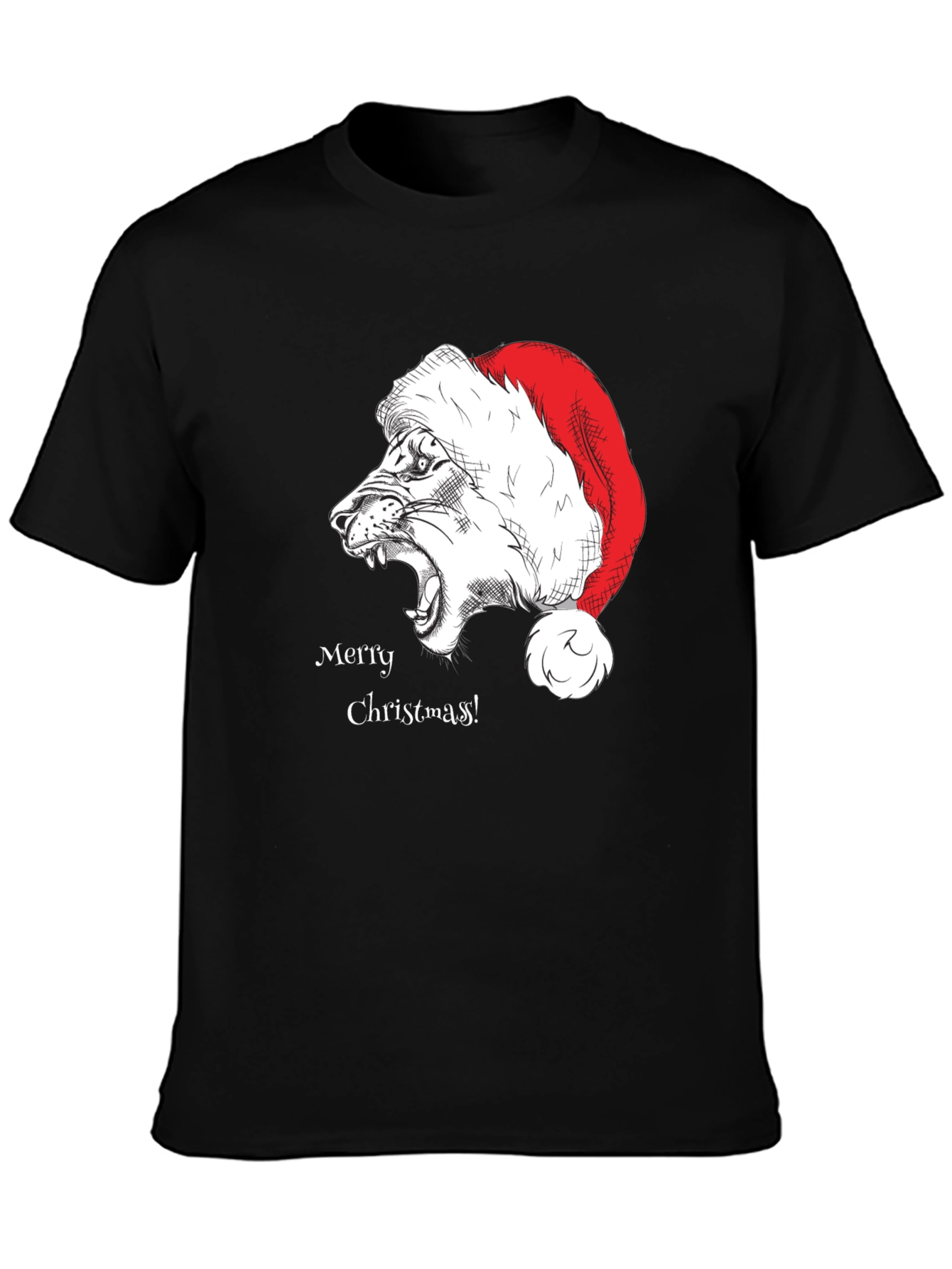 Merry Christmas Lion T-Shirt