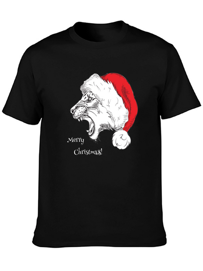 Merry Christmas Lion T-Shirt