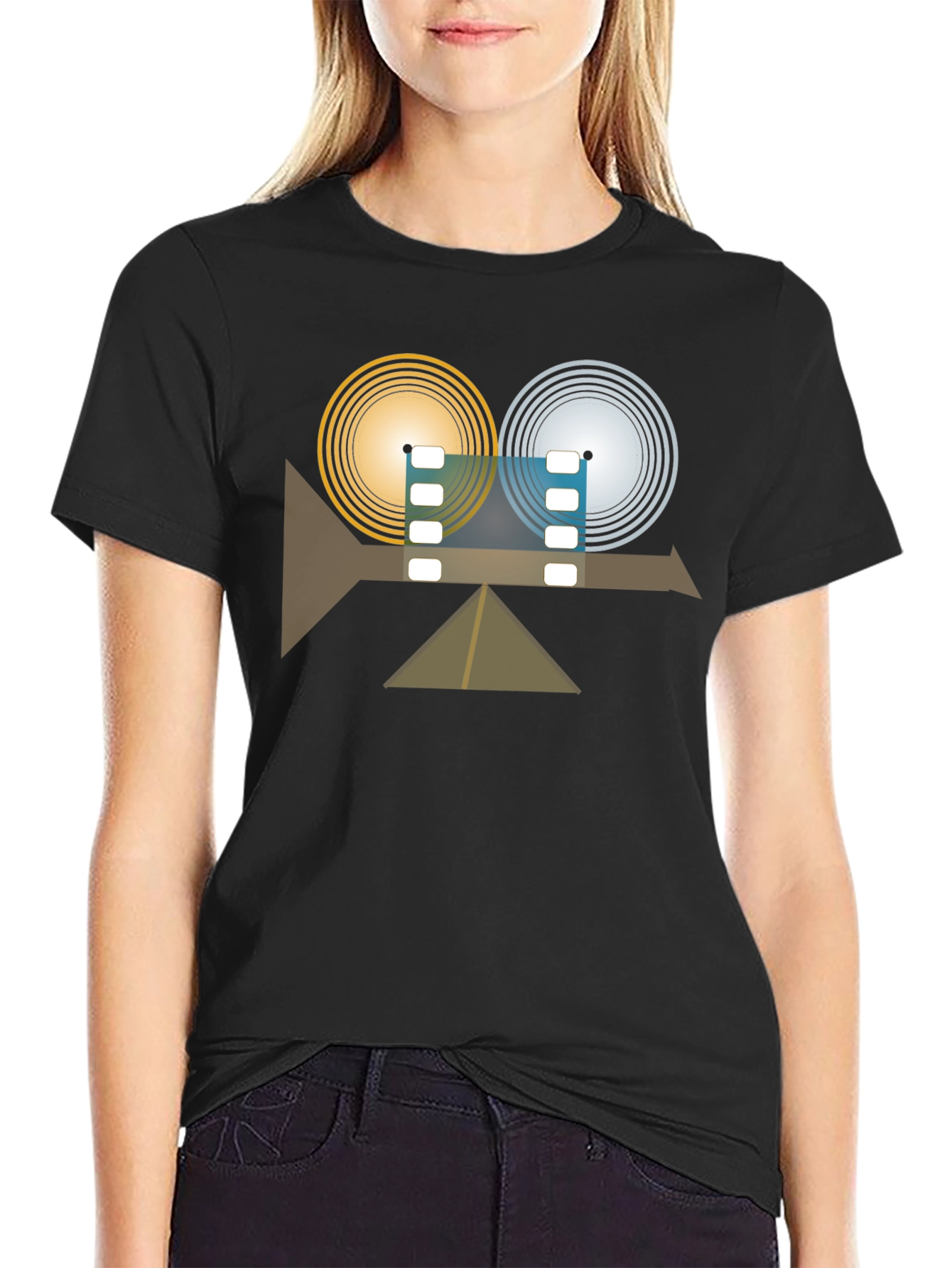 Retro Film Camera Graphic T-Shirt