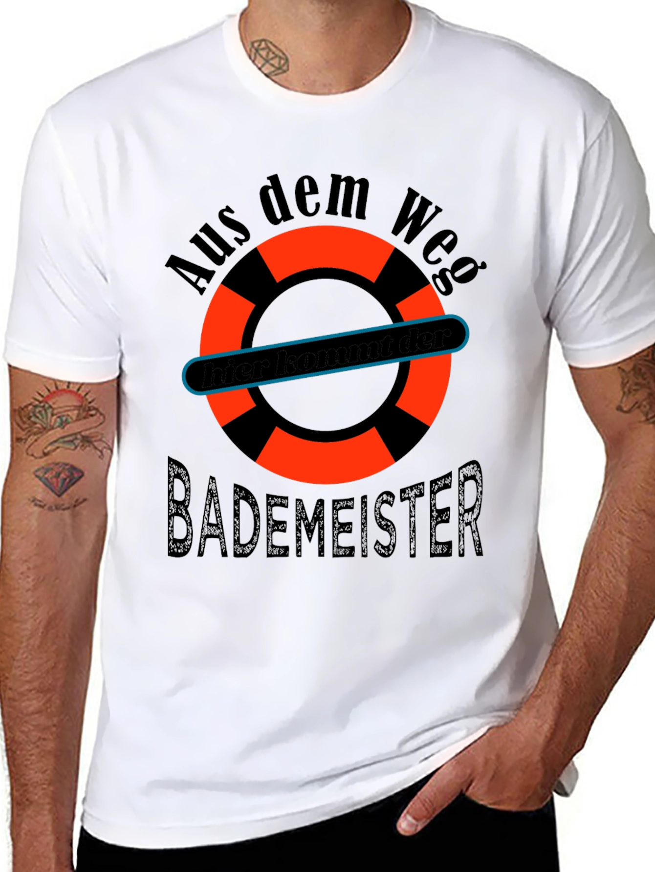 Funny Bademeister Lifeguard T-Shirt