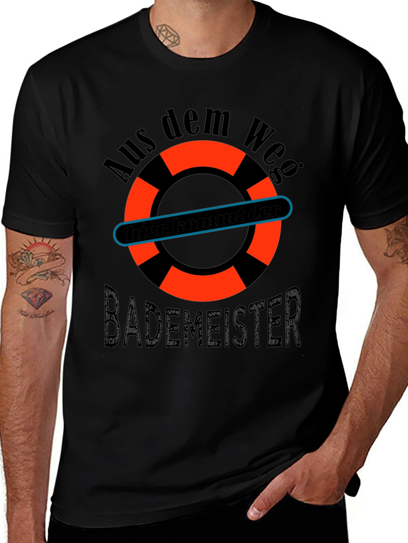 Funny Bademeister Lifeguard T-Shirt