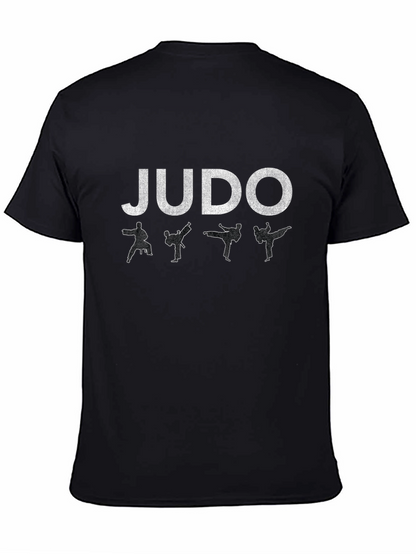 Judo Black T-Shirt Martial Arts Design