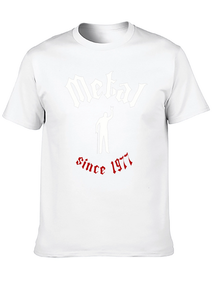 Metal Since 1977 Black T-Shirt