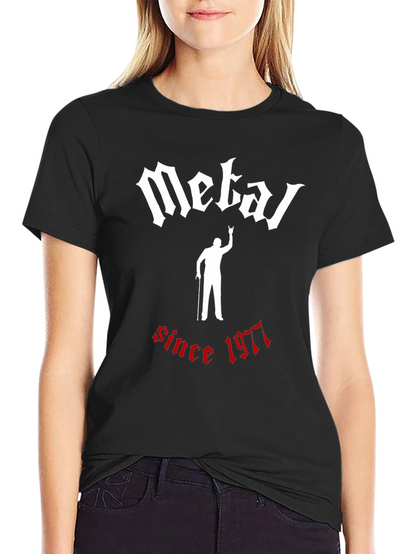 Metal Since 1977 Black T-Shirt