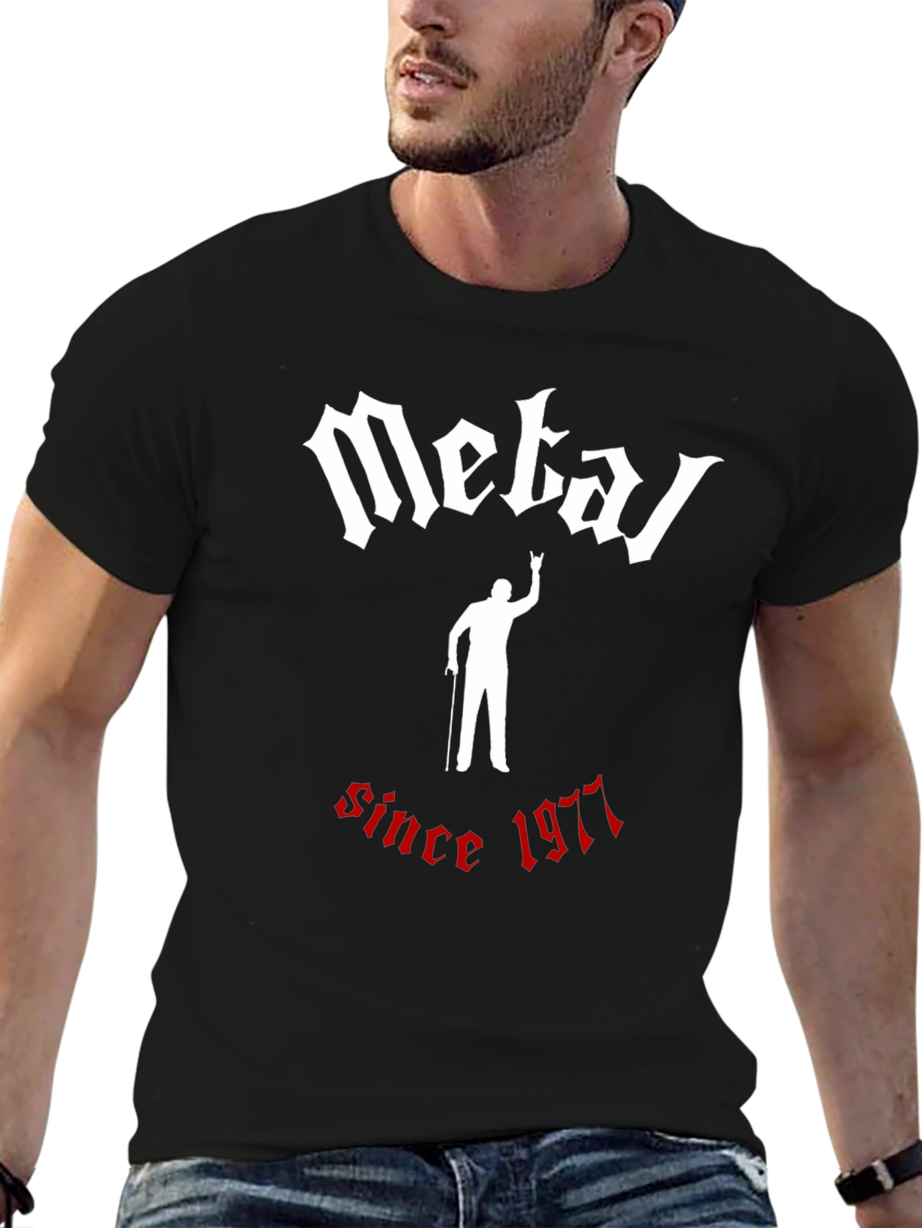 Metal Since 1977 Black T-Shirt