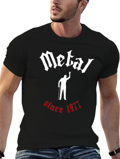 Metal Since 1977 Black T-Shirt