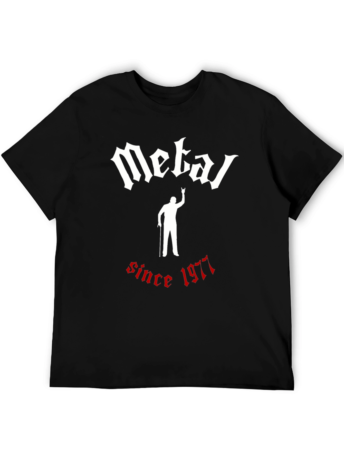 Metal Since 1977 Black T-Shirt