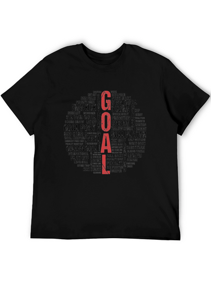 Goal! Soccer Word Cloud Graphic Tee