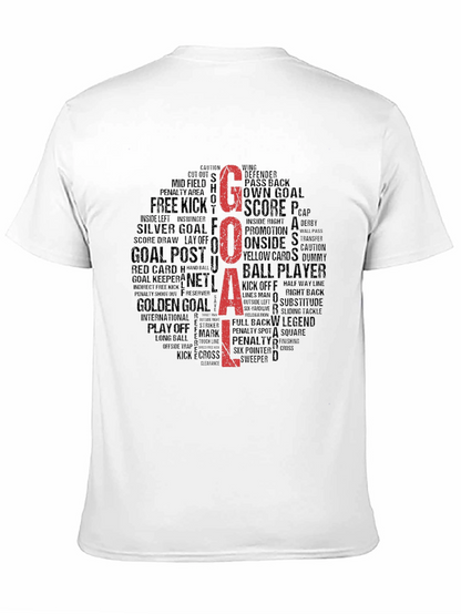 Goal! Soccer Word Cloud Graphic Tee
