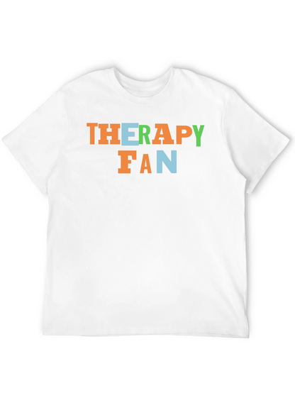 Therapy Fan Graphic Tee - Soft Cotton Blend