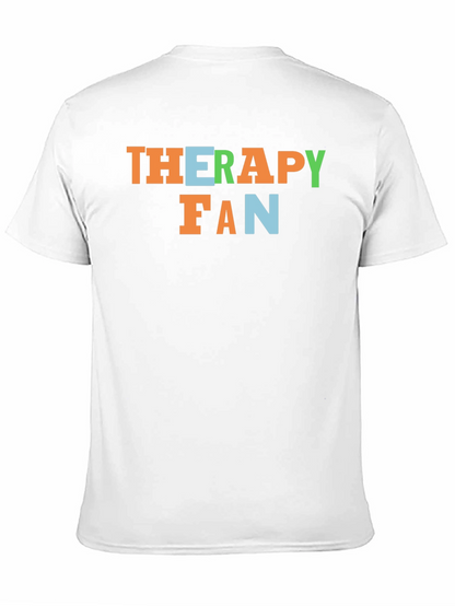 Therapy Fan Graphic Tee - Soft Cotton Blend