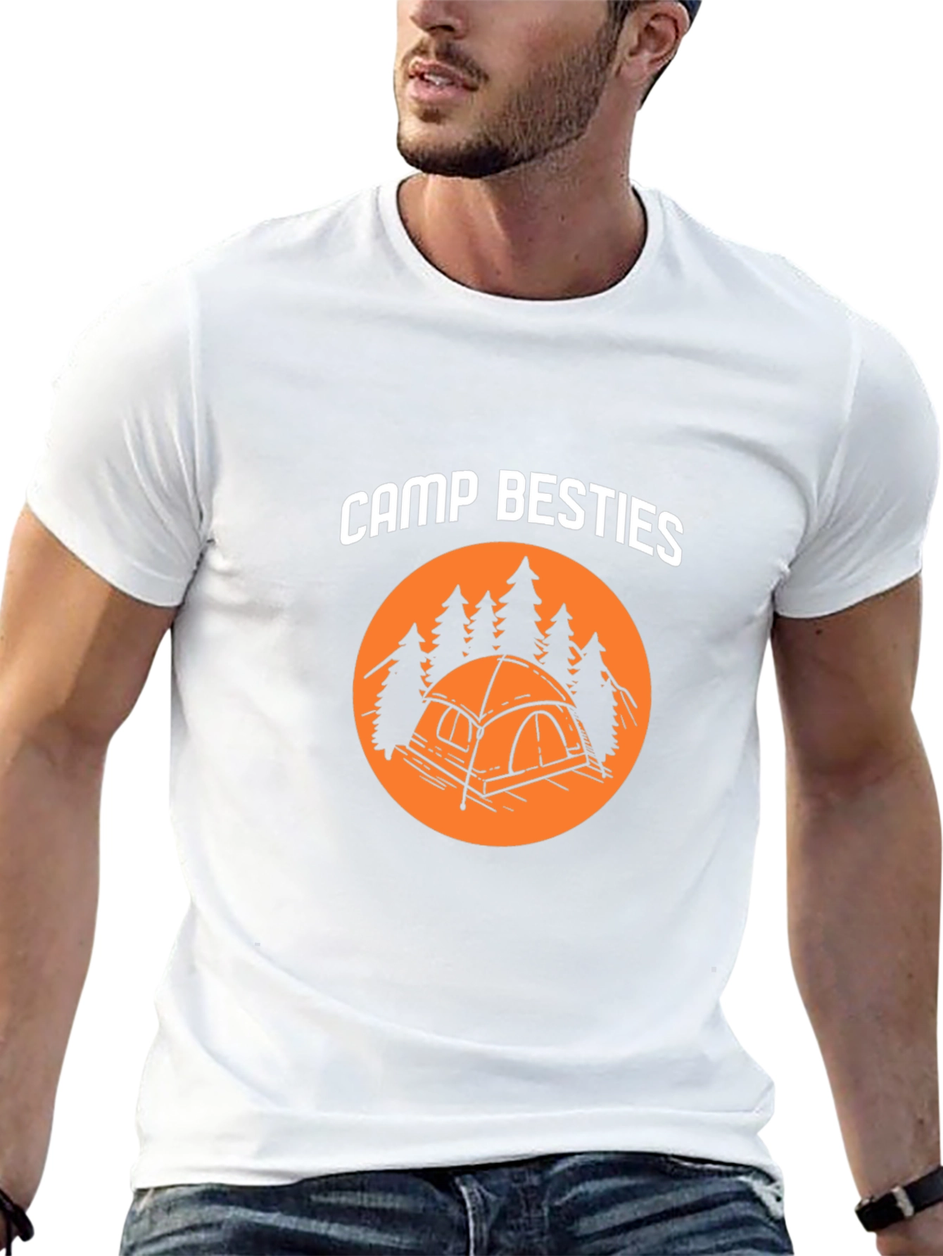 Camp Besties T-Shirt - Camping Adventure Tee