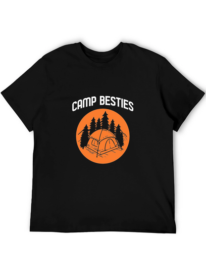 Camp Besties T-Shirt - Camping Adventure Tee