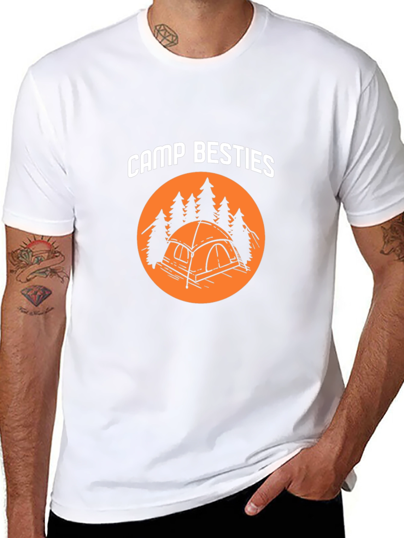 Camp Besties T-Shirt - Camping Adventure Tee