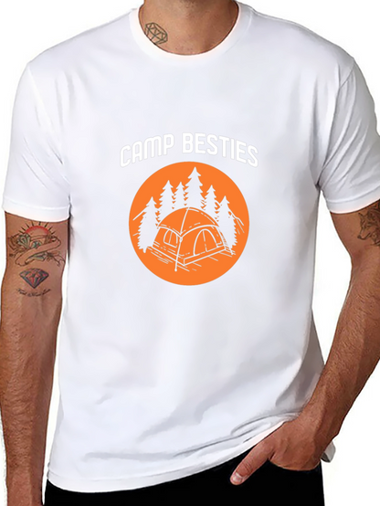 Camp Besties T-Shirt - Camping Adventure Tee