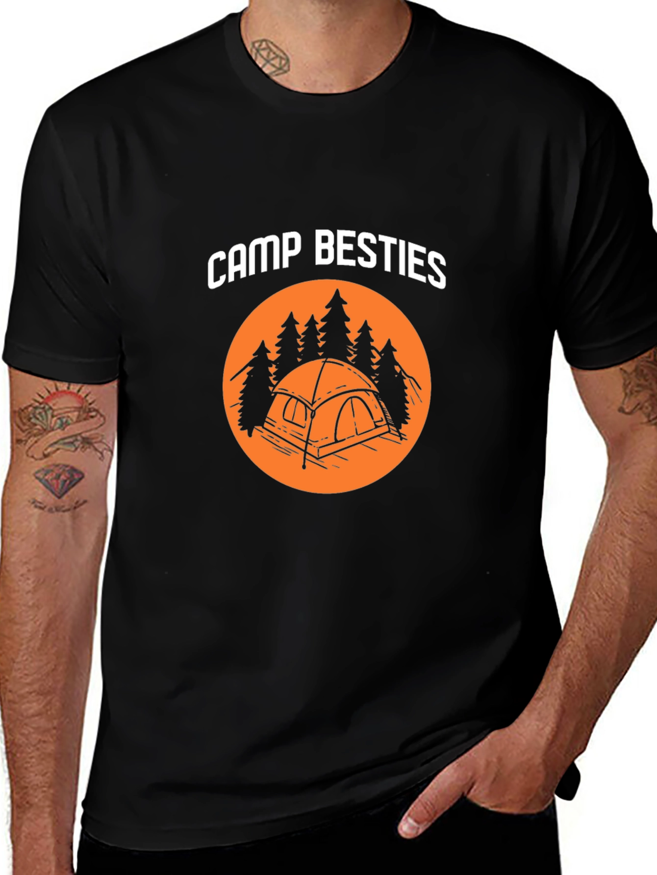 Camp Besties T-Shirt - Camping Adventure Tee