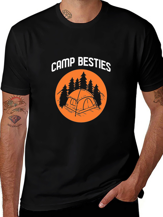 Camp Besties T-Shirt - Camping Adventure Tee