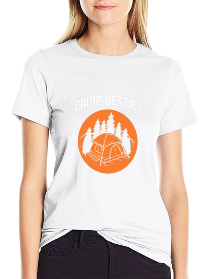 Camp Besties T-Shirt - Camping Adventure Tee