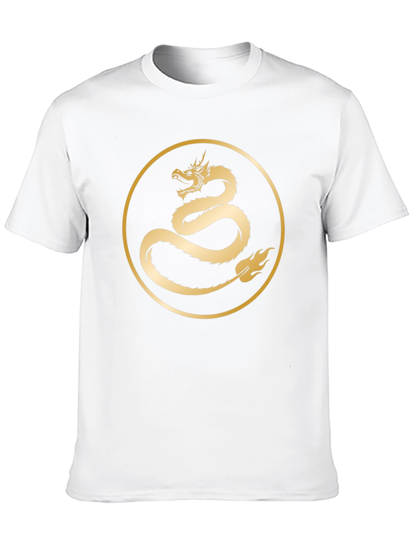 Dragon Circle Graphic Tee - Black