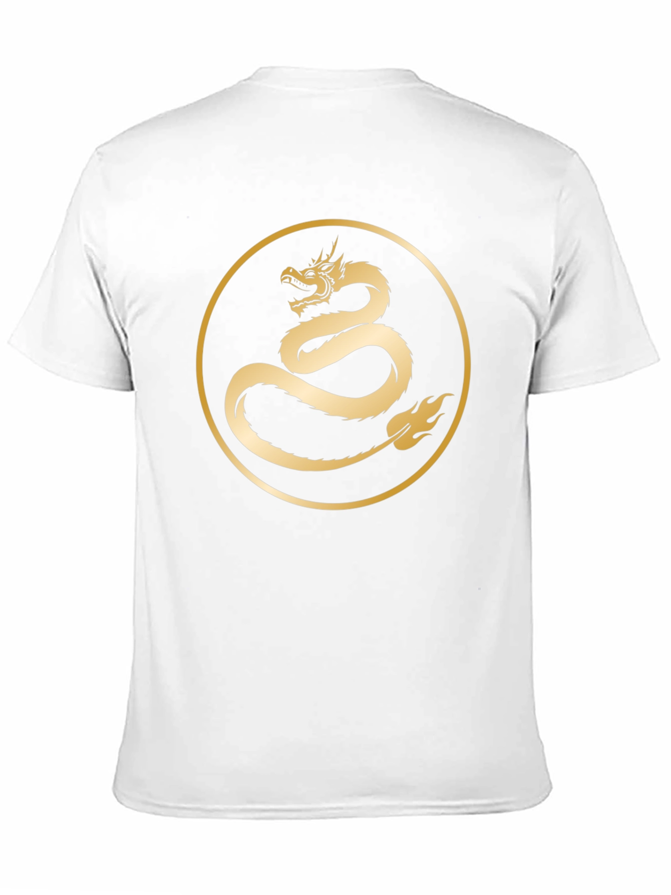 Dragon Circle Graphic Tee - Black