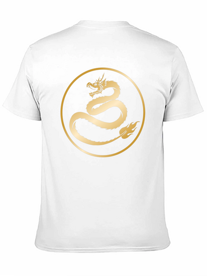 Dragon Circle Graphic Tee - Black