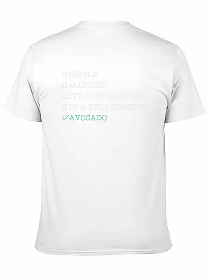 Avocado Relationship Status T-Shirt - Funny Foodie Tee