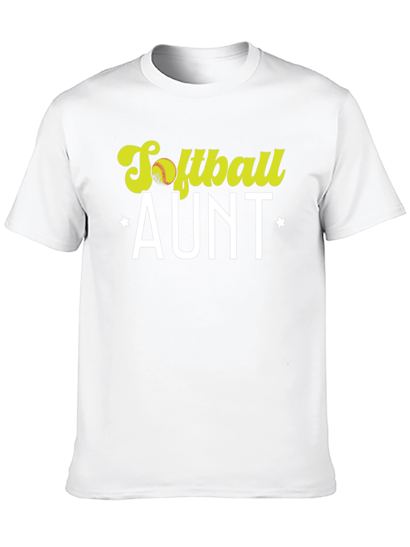 Softball Aunt Graphic T-Shirt