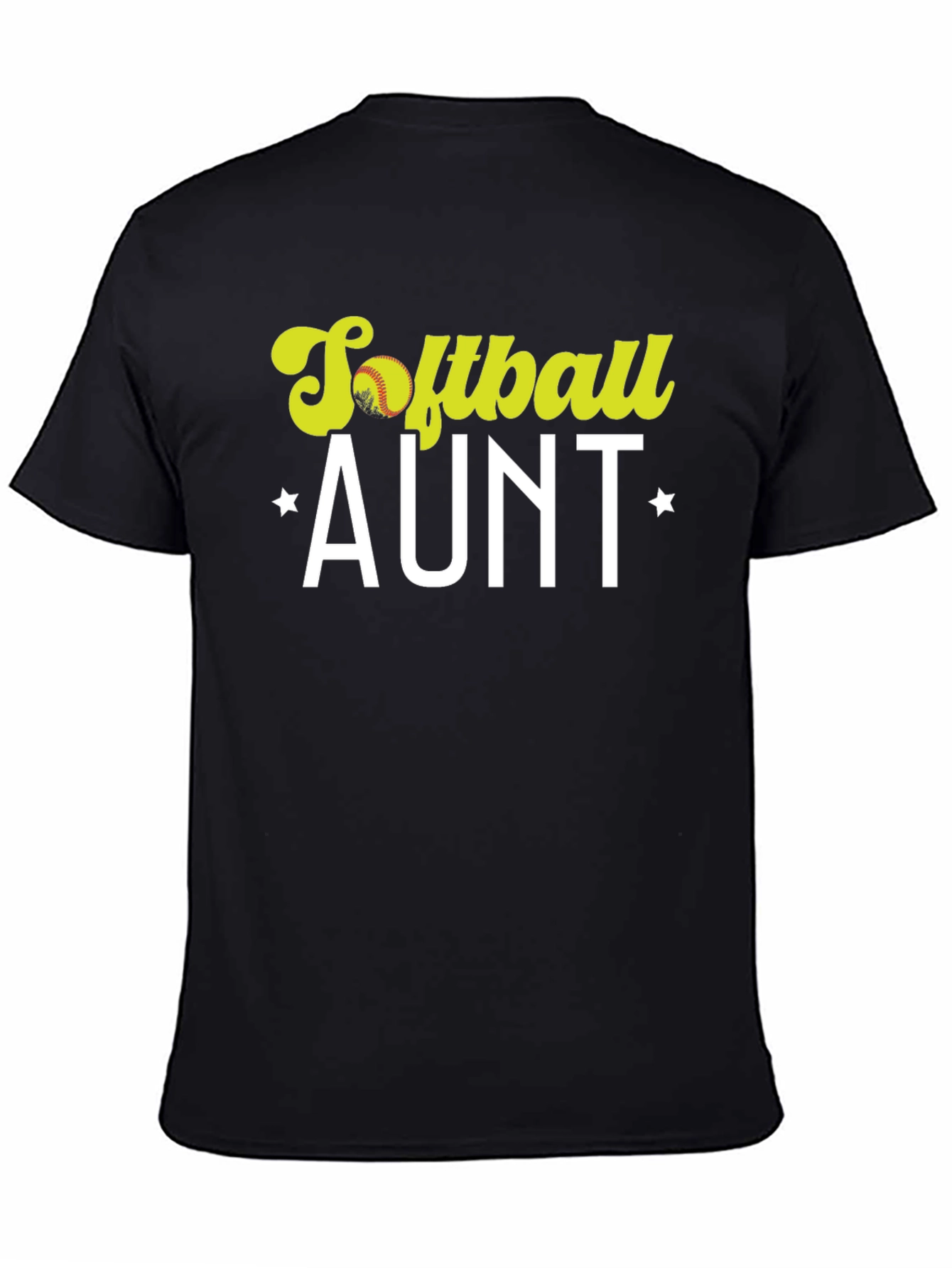 Softball Aunt Graphic T-Shirt