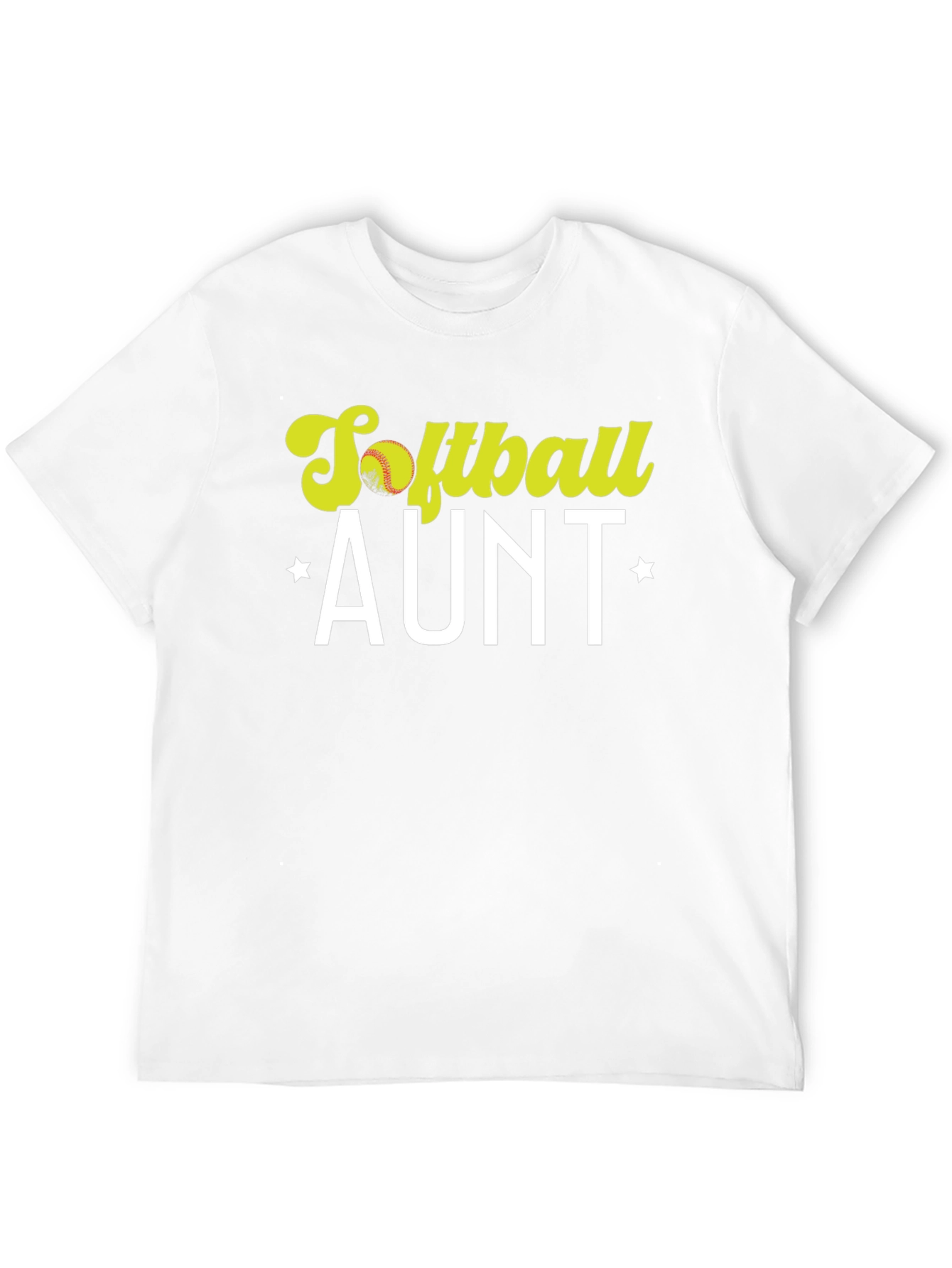 Softball Aunt Graphic T-Shirt