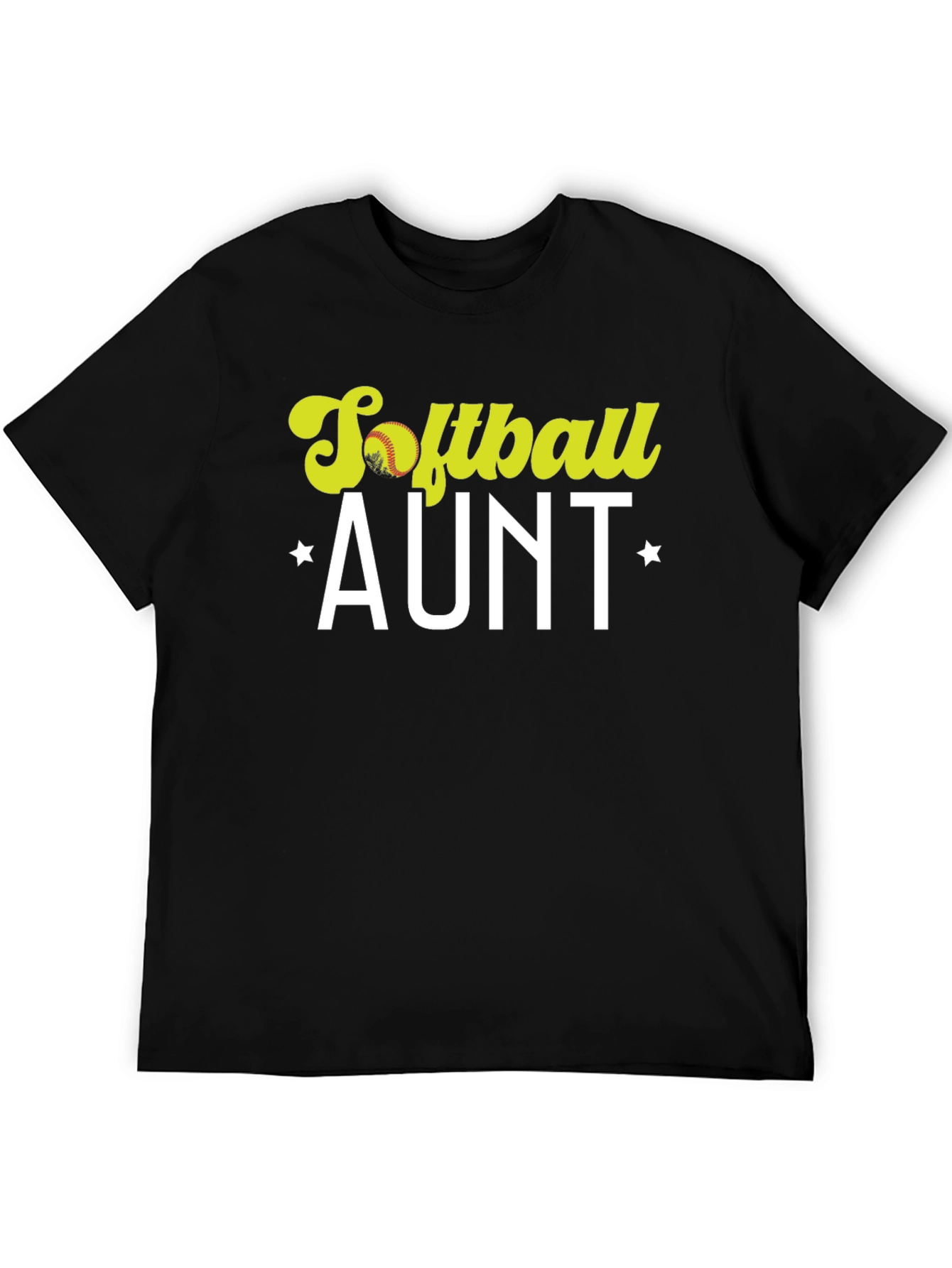 Softball Aunt Graphic T-Shirt
