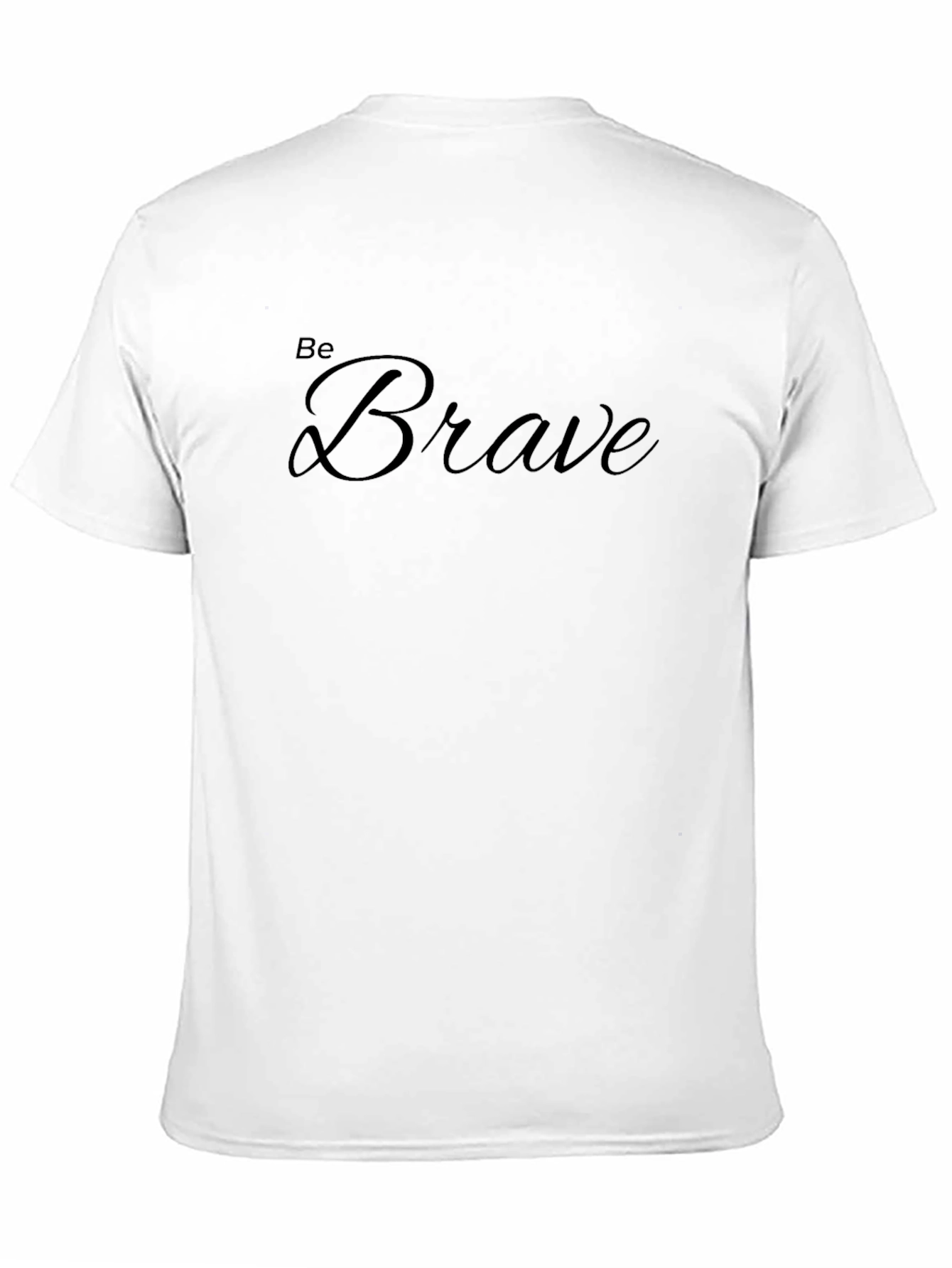 Be Brave Graphic Tee - Black Casual Shirt