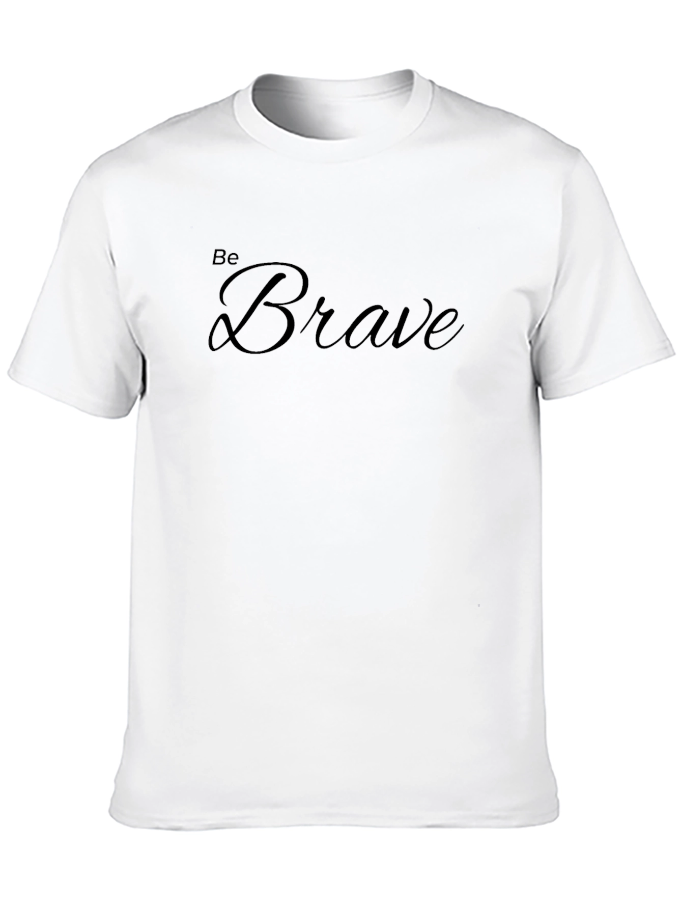 Be Brave Graphic Tee - Black Casual Shirt