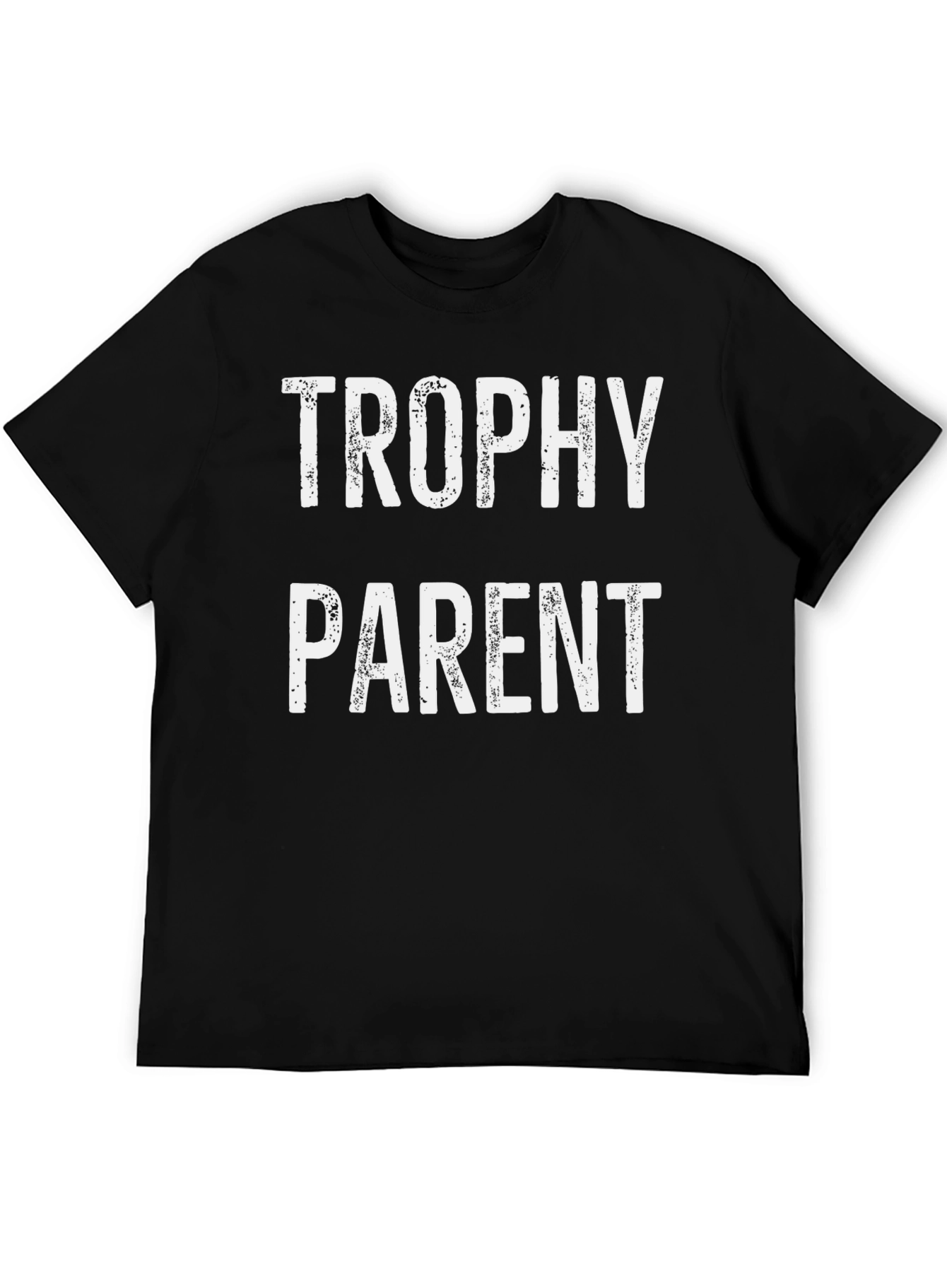Trophy Parent Graphic T-Shirt - Black Cotton Tee