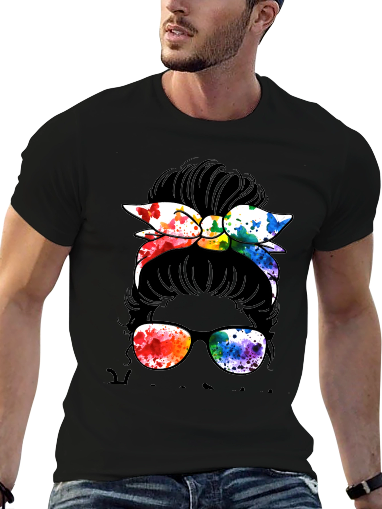 Messy Bun Pride T-Shirt