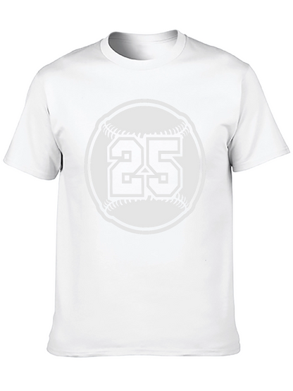 Baseball Number 25 Graphic Tee