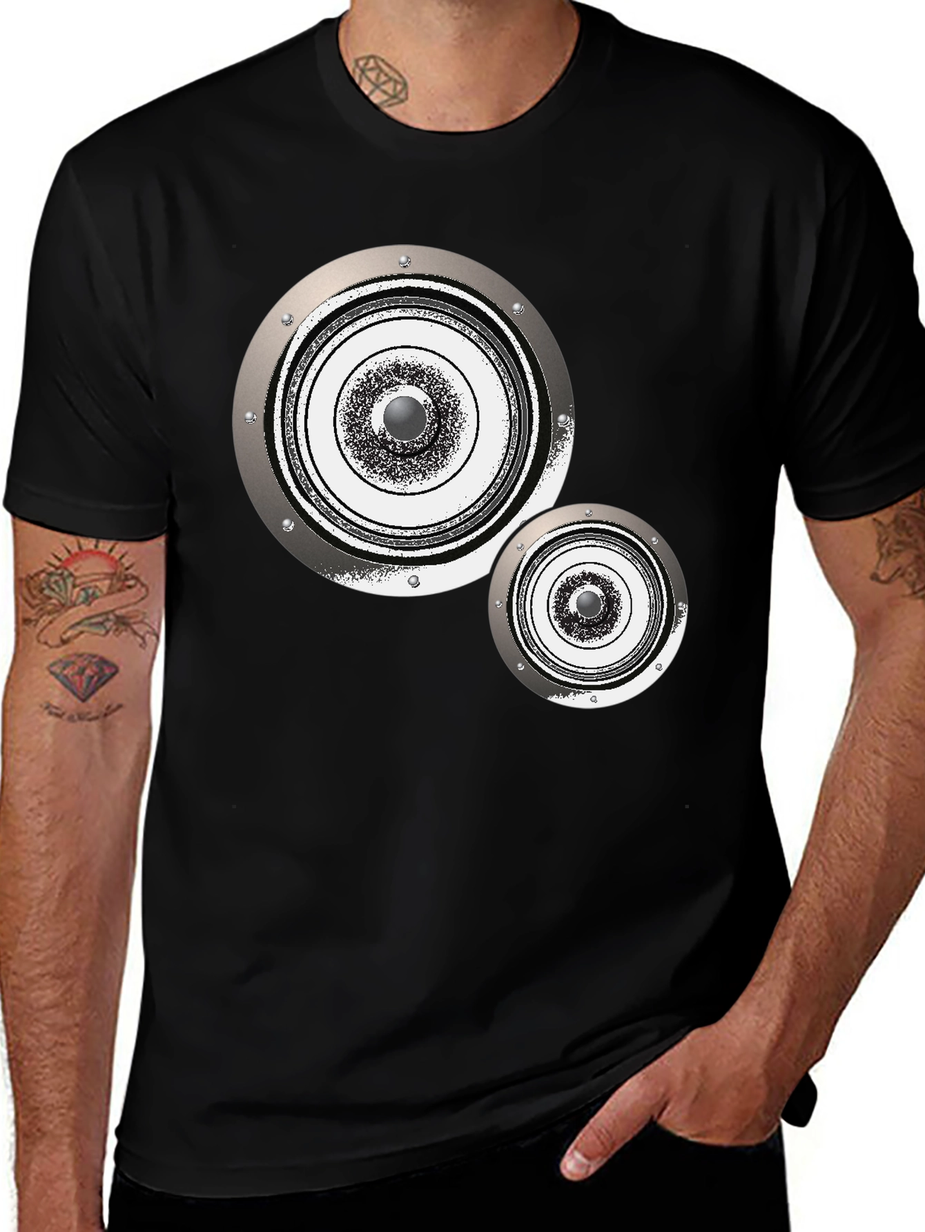 Speaker Graphic Tee - Modern Audio Vibe