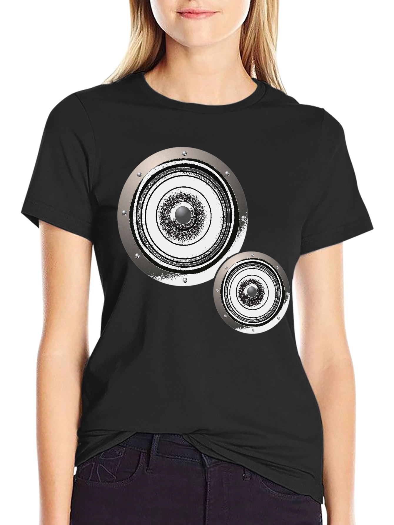 Speaker Graphic Tee - Modern Audio Vibe